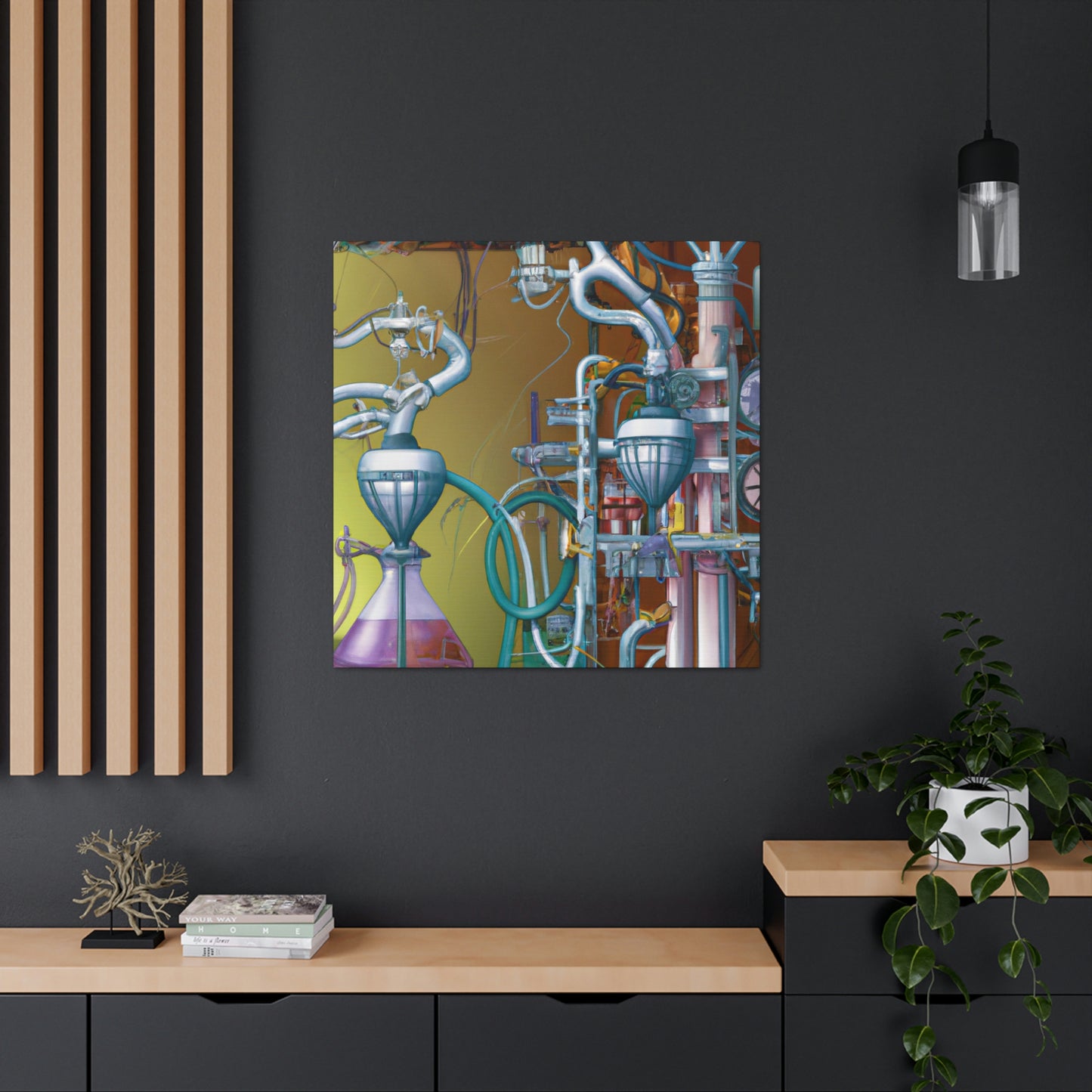 "Lab Equipment Visionary" - Canvas