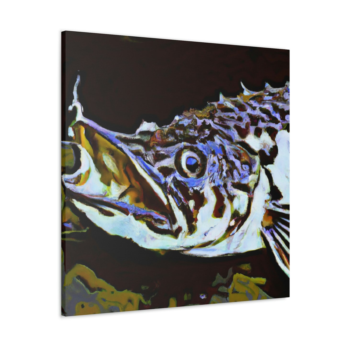 "Corydoras Catfish Abstract" - Canvas