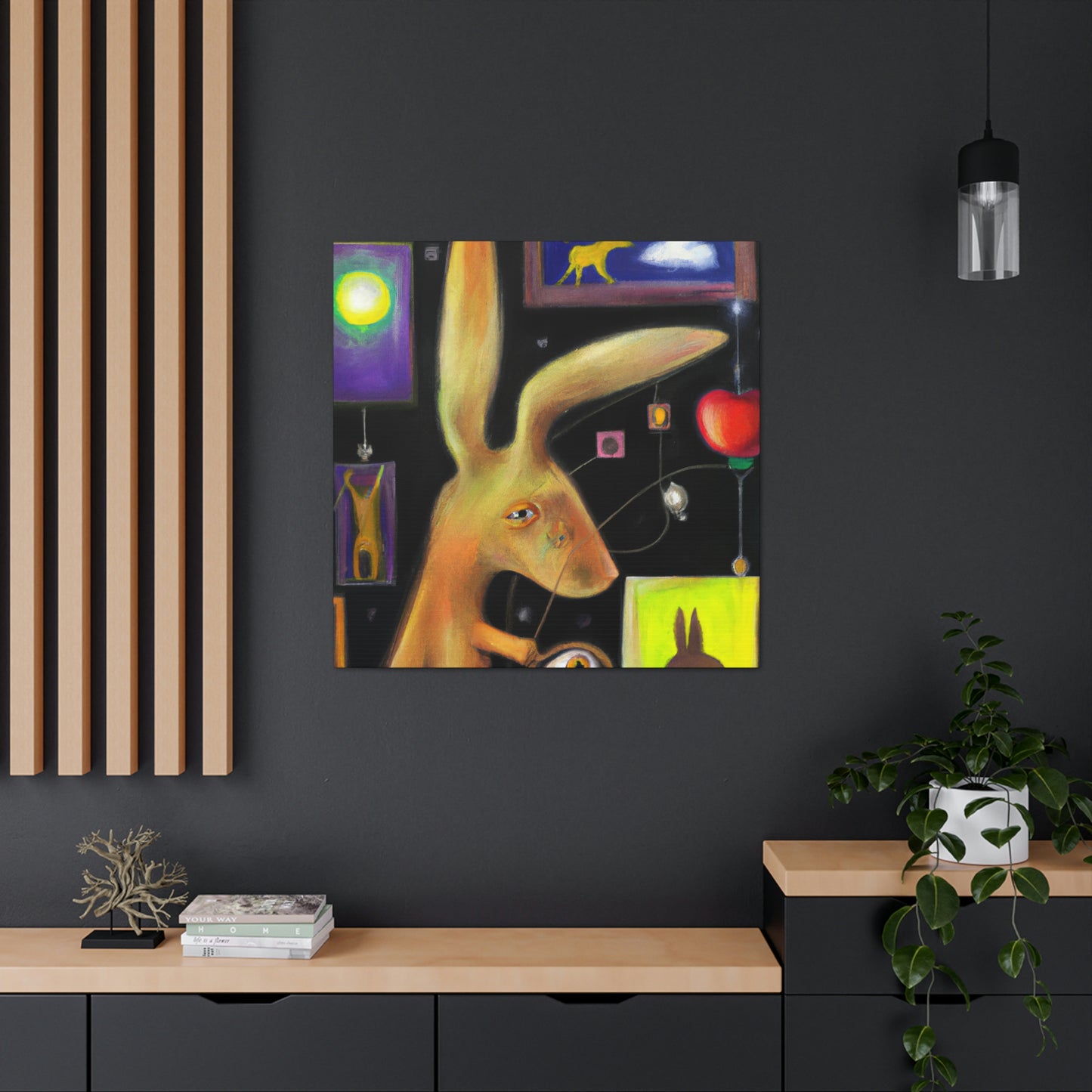 Rabbit in Eternal Dream - Canvas