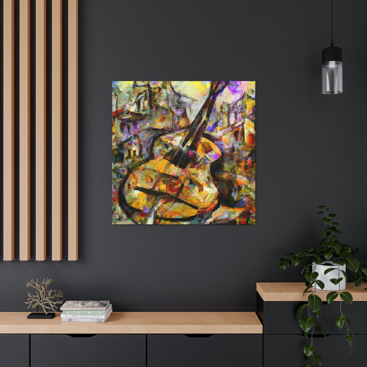 "Mandolin Melodies Music" - Canvas