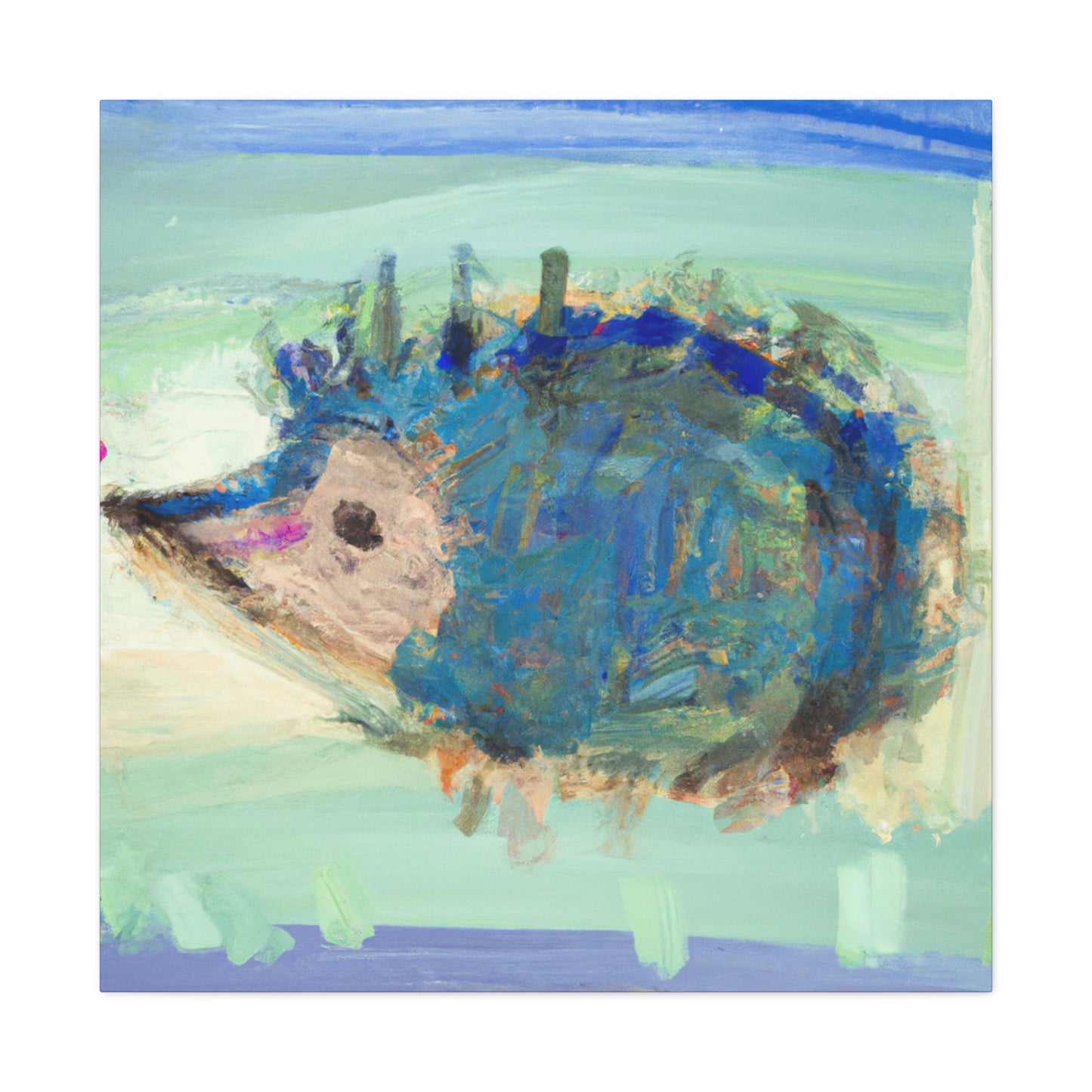 "Hedgehog of Expressionism" - Canvas