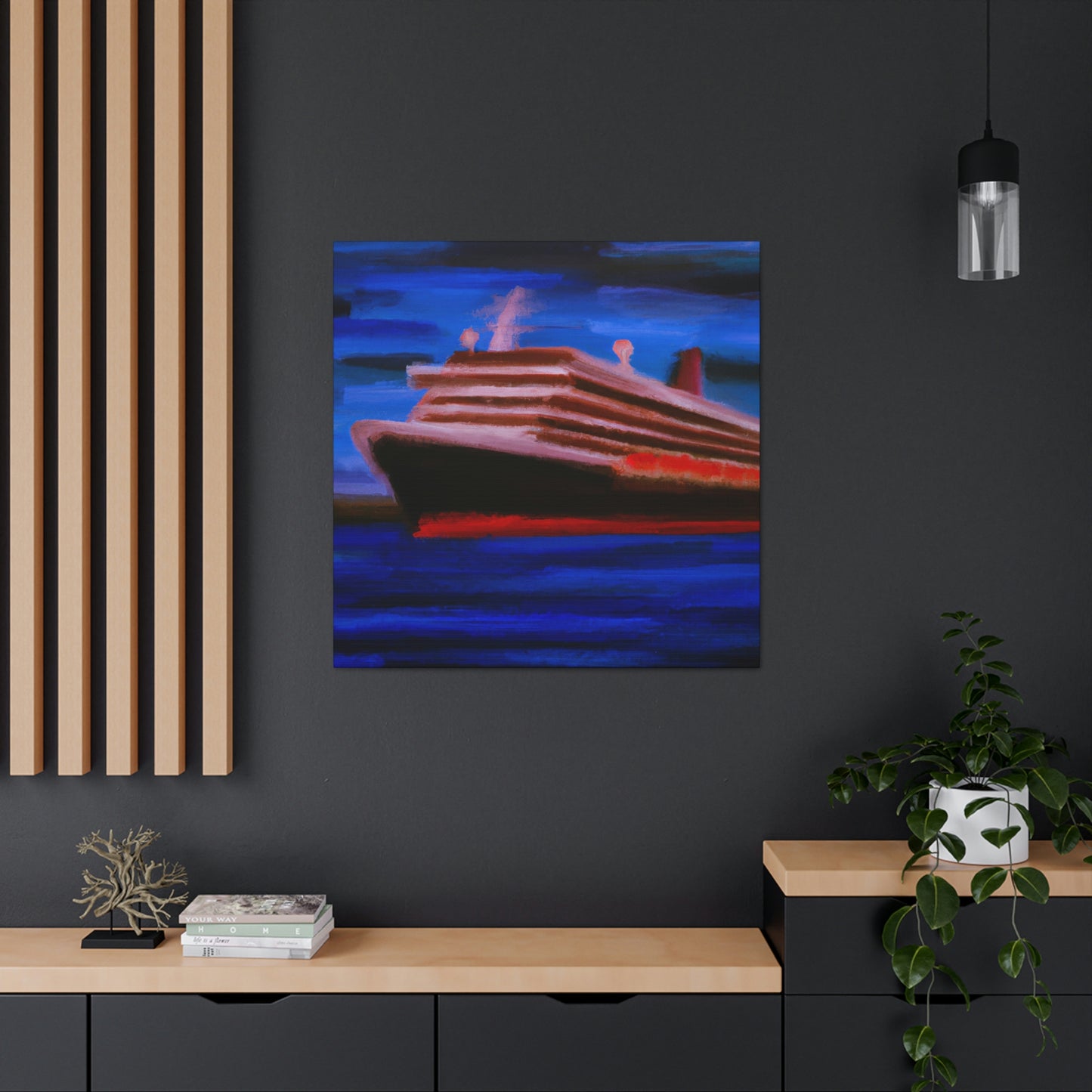 Cruise Ship Simplicity - Canvas