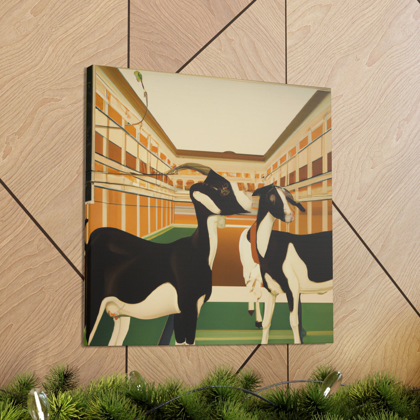 "Goat's Jazz Dance" - Canvas