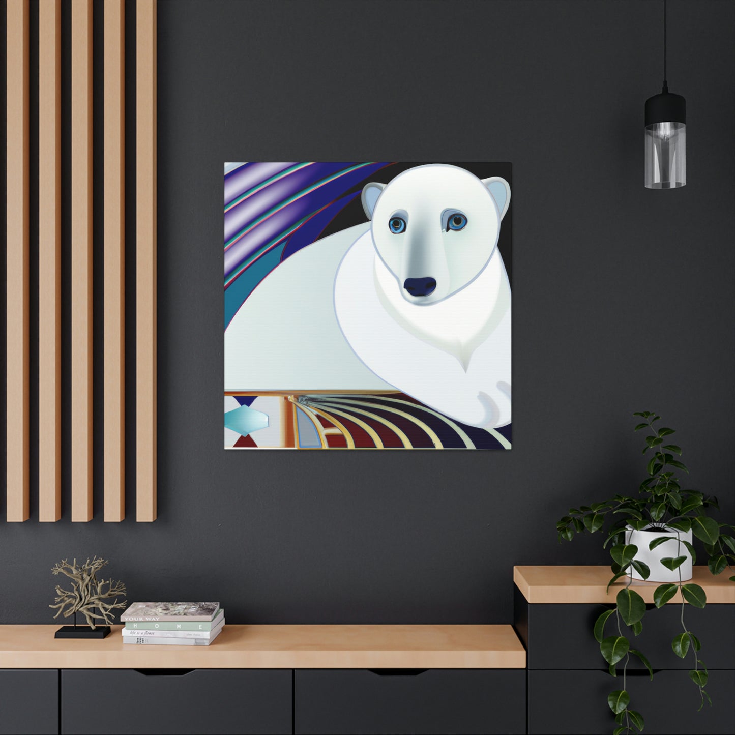 Ermine's Shining Splendor - Canvas