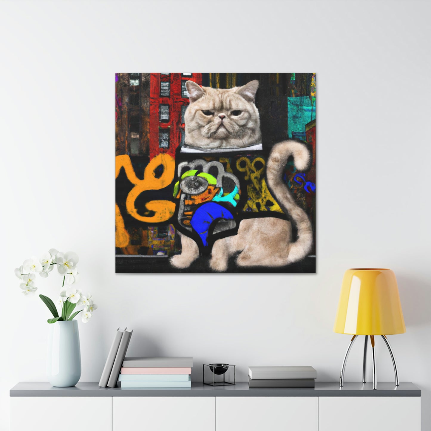 Kitty in Splendour - Canvas