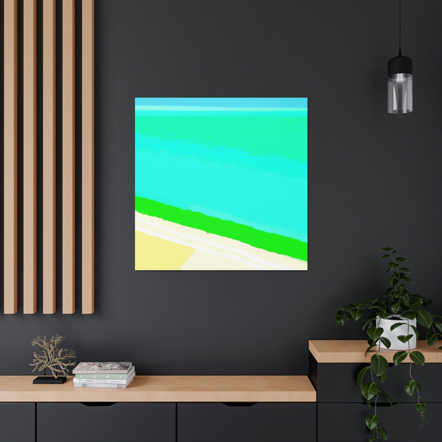 "Summer Sparkle Beaches" - Canvas