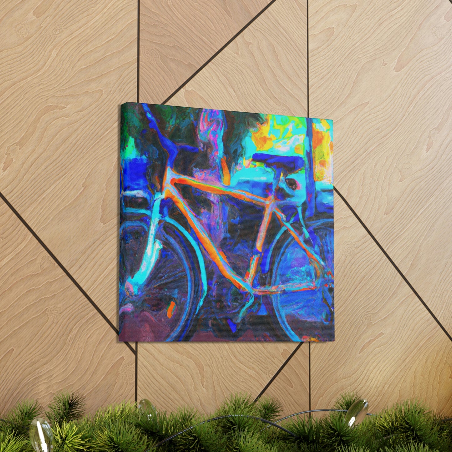 Ride The Bicycle Joy - Canvas