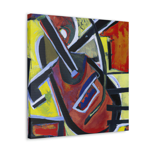 Mandolin in Expressionism - Canvas