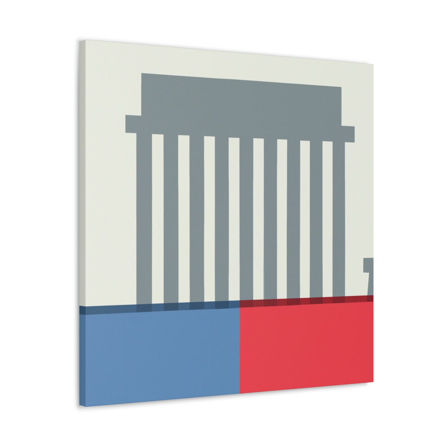 Lincoln Memorial Simplicity - Canvas