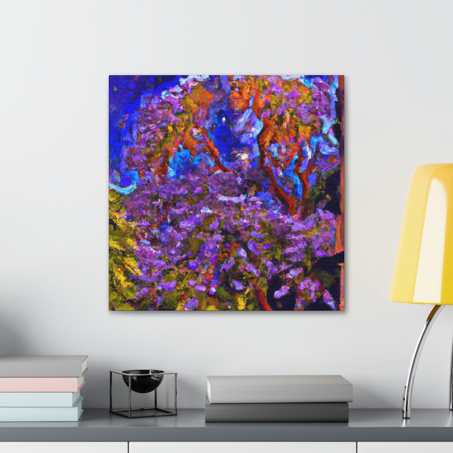 "Vibrant Jacaranda Tree" - Canvas