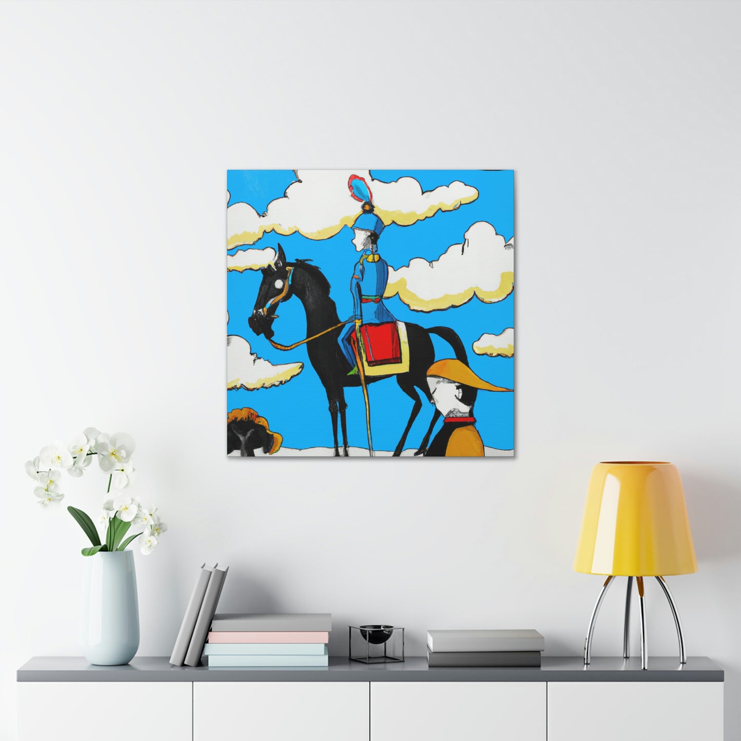 Cavalryman's Surreal Dream - Canvas