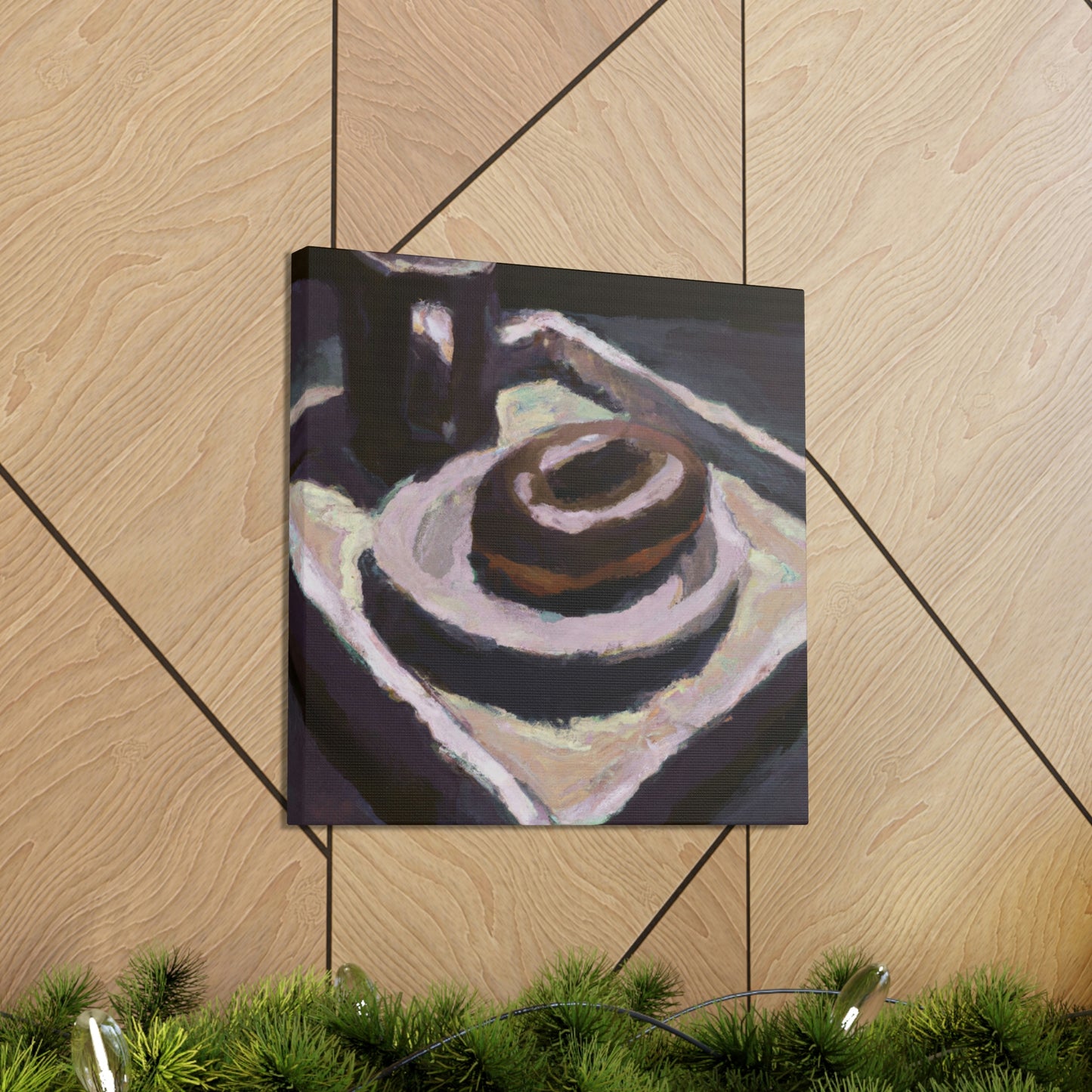 "Doughnut's Bold Flair" - Canvas