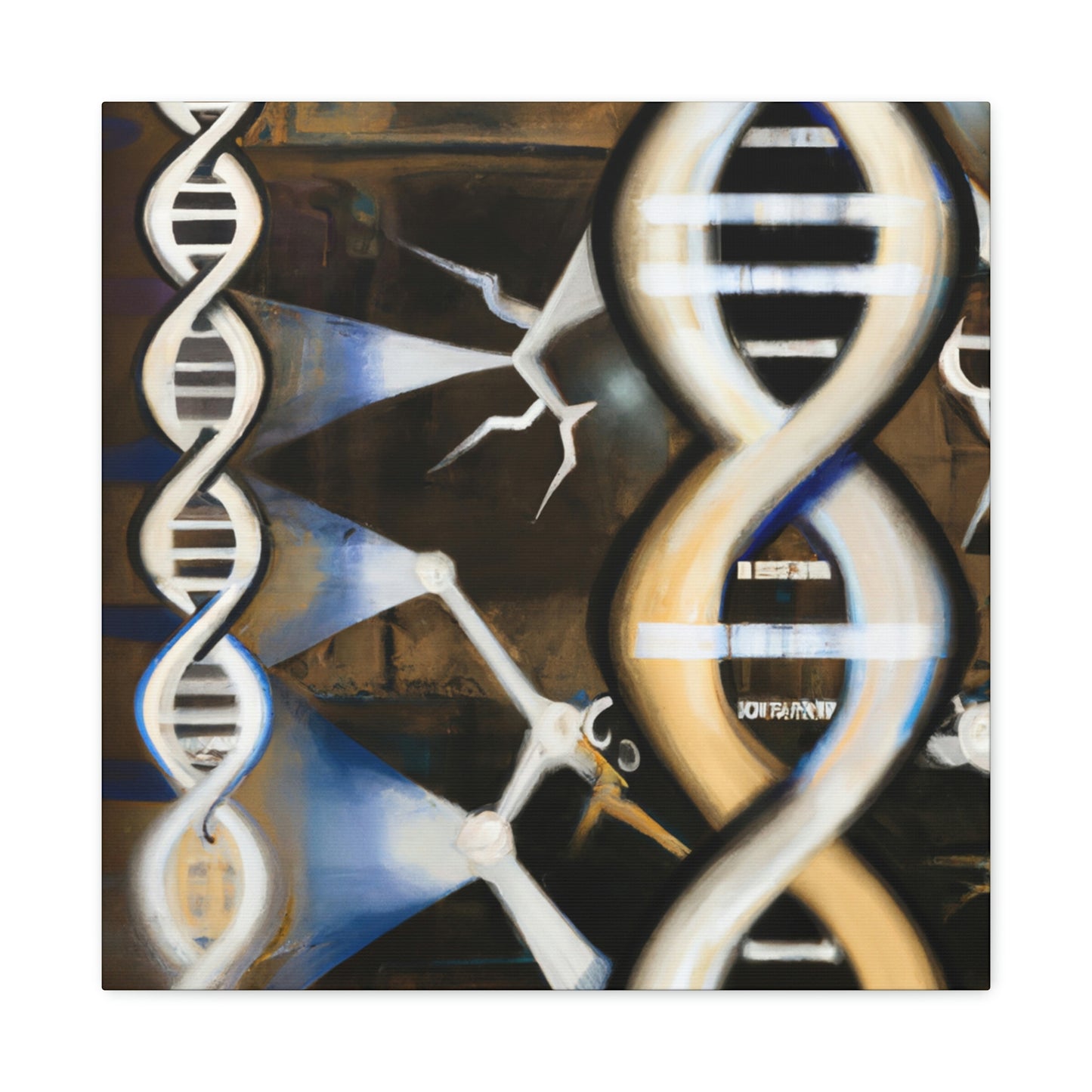 "Deco's DNA Vision" - Canvas