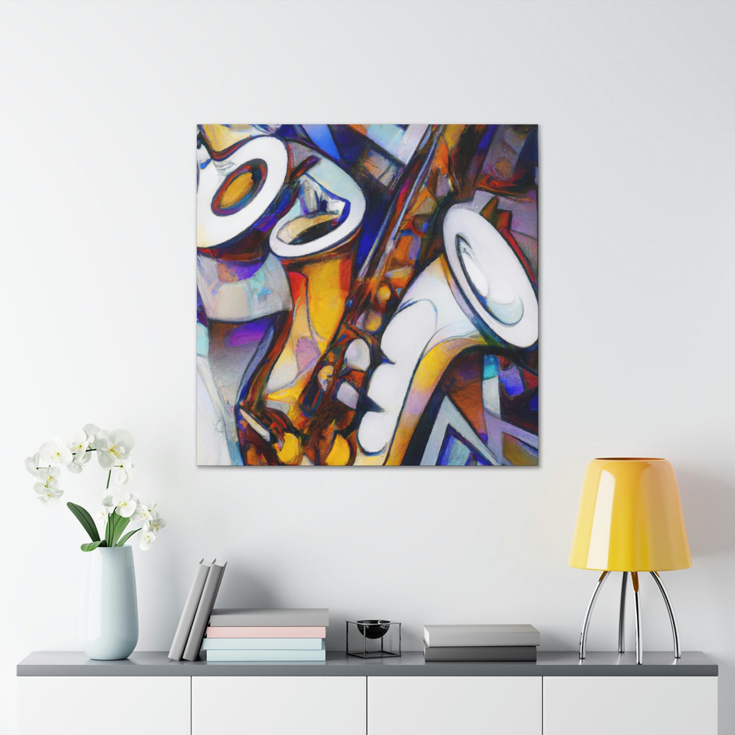 Saxophone Jazz Symphony - Canvas