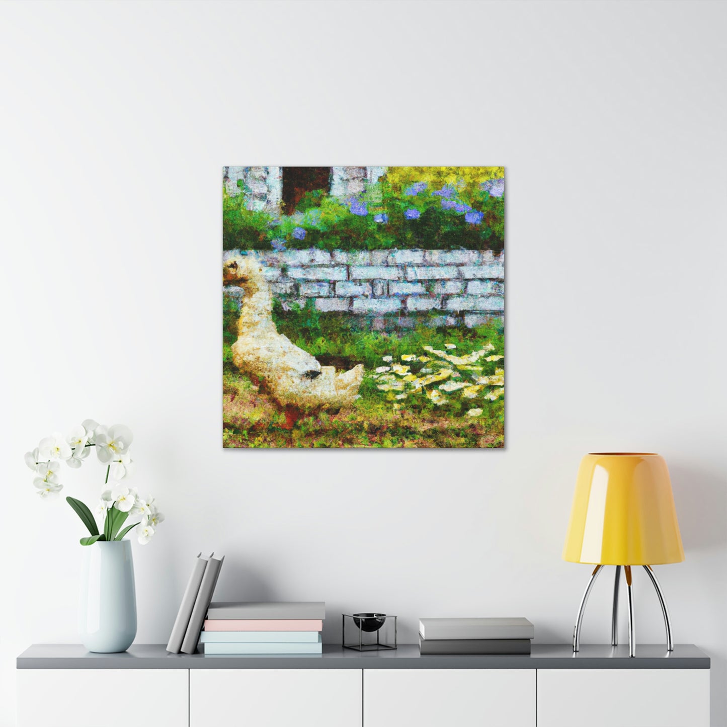 "Quacking by the Water" - Canvas