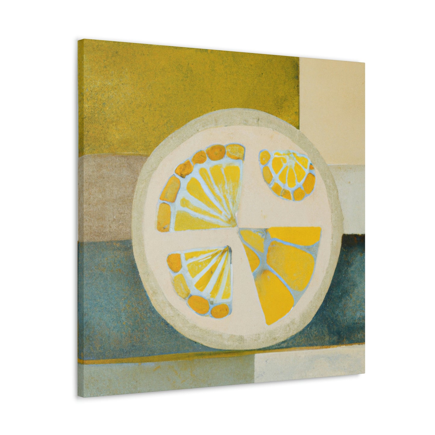 Lemons in Art Deco - Canvas