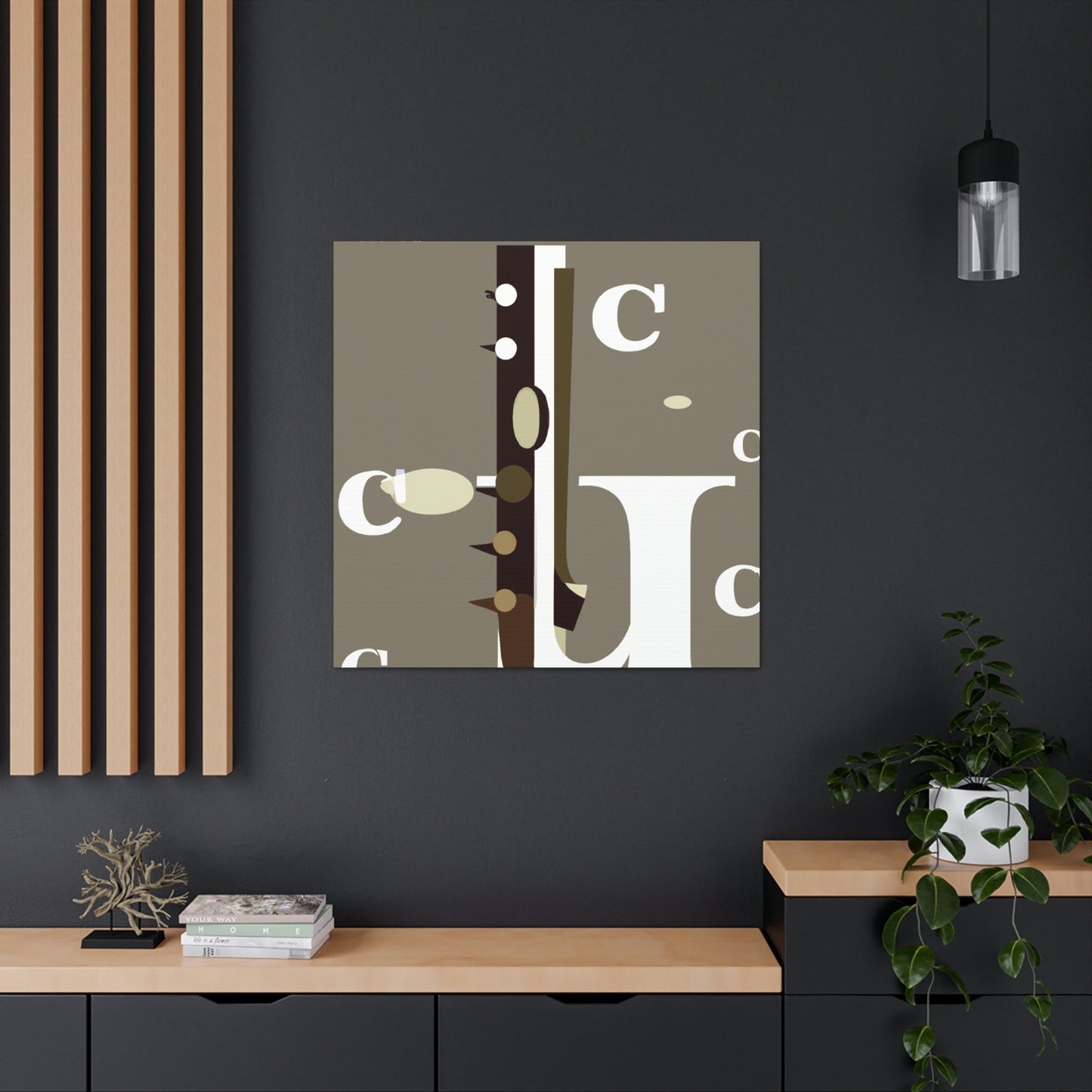 "Clarinet in Simplicity" - Canvas