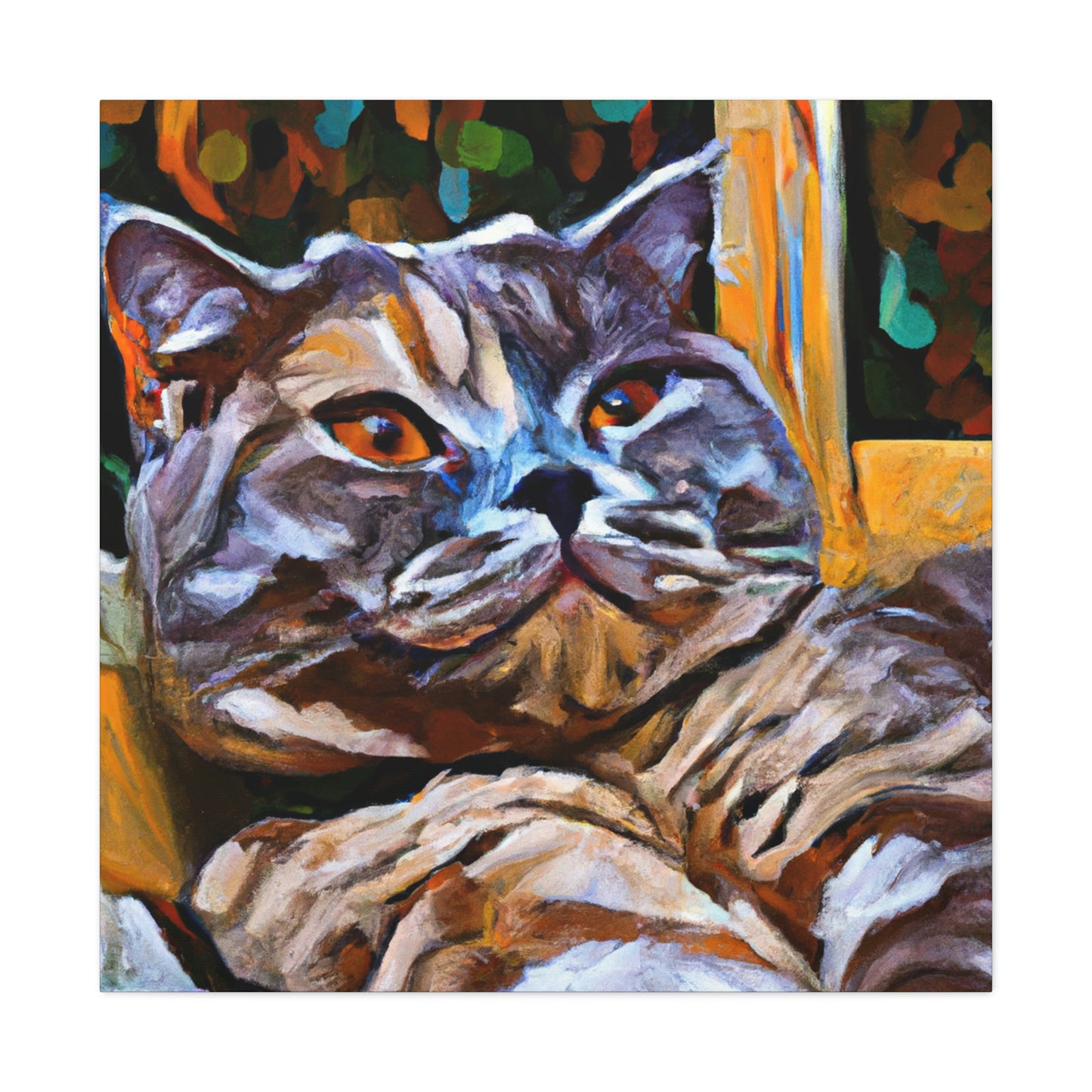 British Shorthair Impression - Canvas