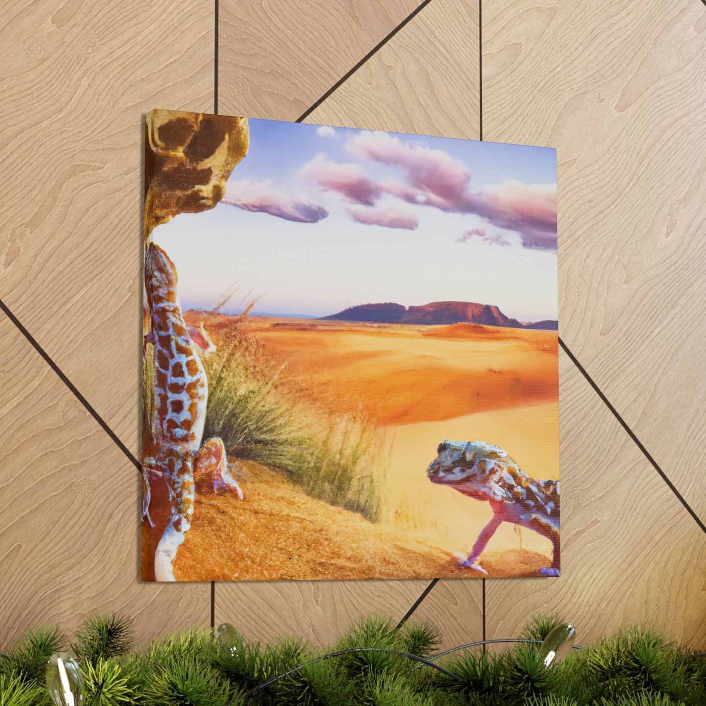 Dreamy Leopard Gecko - Canvas