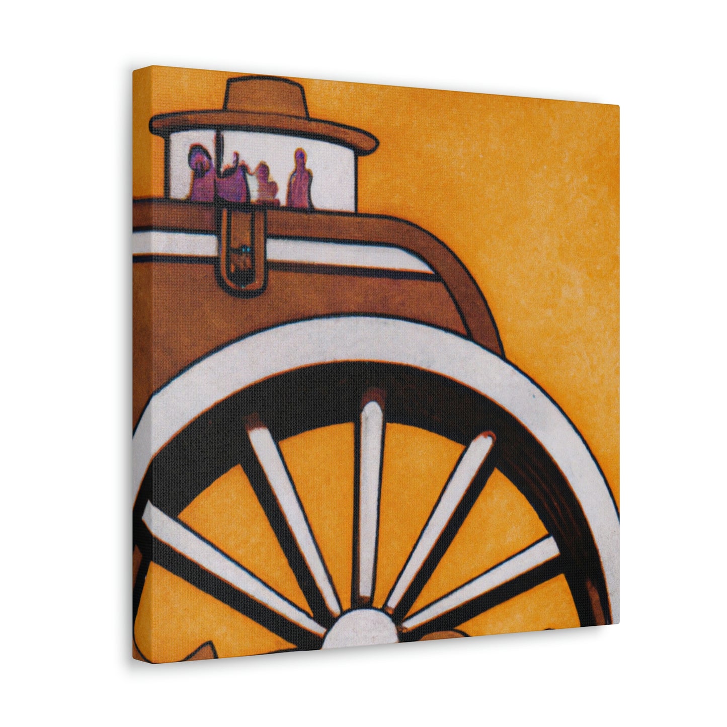 "Wagon Journey Homeward" - Canvas