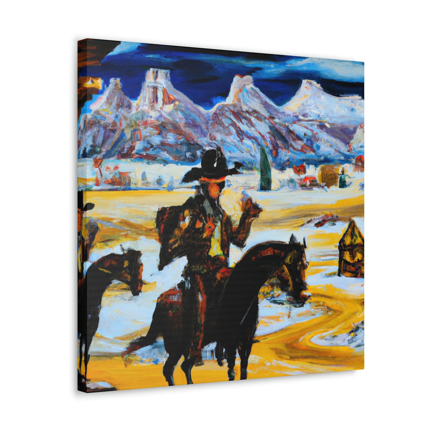 Frontier Town Splendor - Canvas