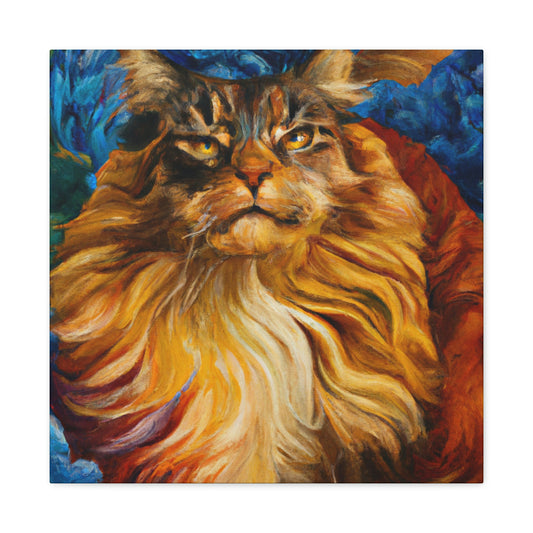 Maine Coon Majesty - Canvas