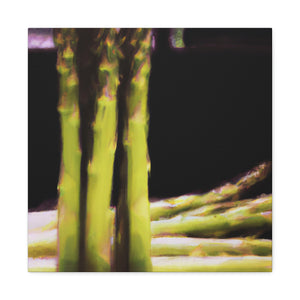 "Asparagus Aesthetic Abstract" - Canvas