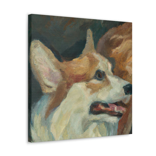 Corgi's Surreal Dream - Canvas