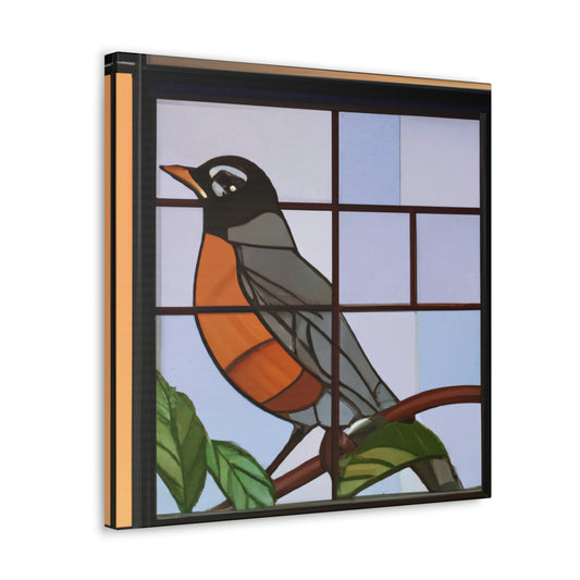 A Robin's Jazz Dance - Canvas