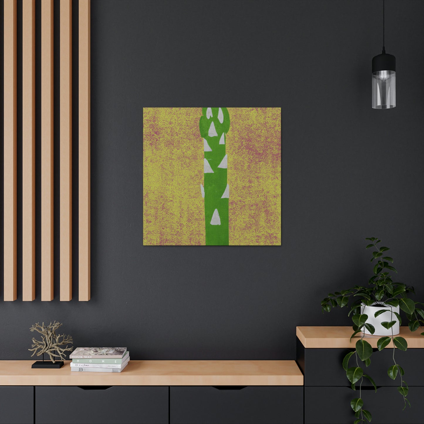 Asparagus Abstraction - Canvas