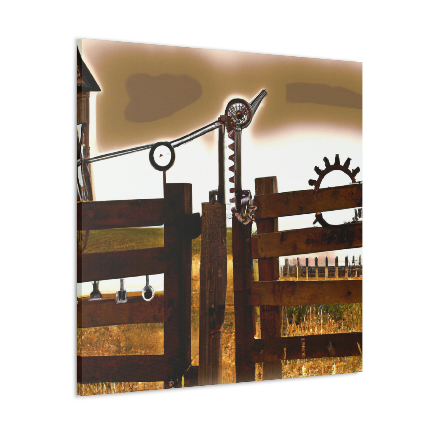 The Fence - Canvas