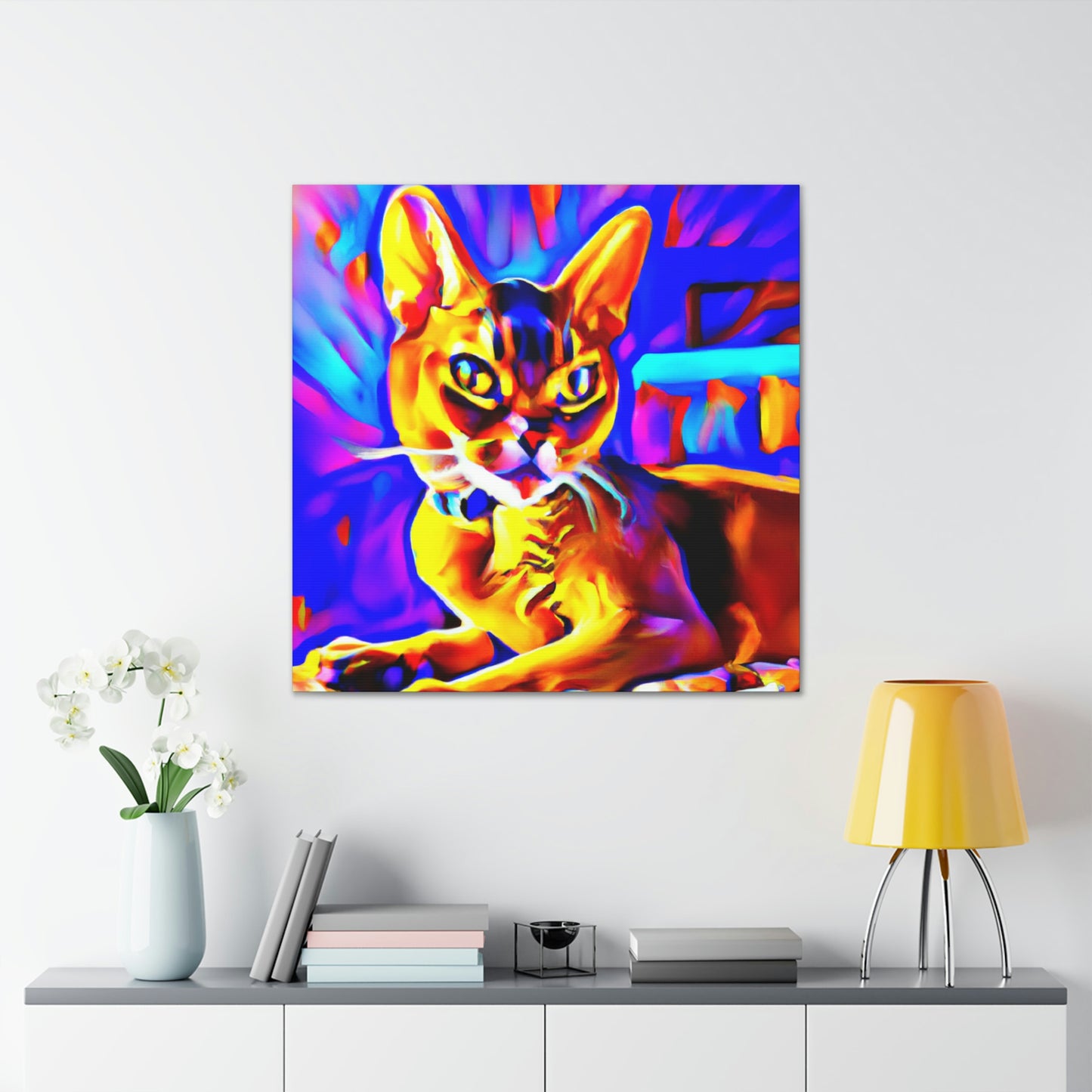 Abyssinian Pop Splendor - Canvas