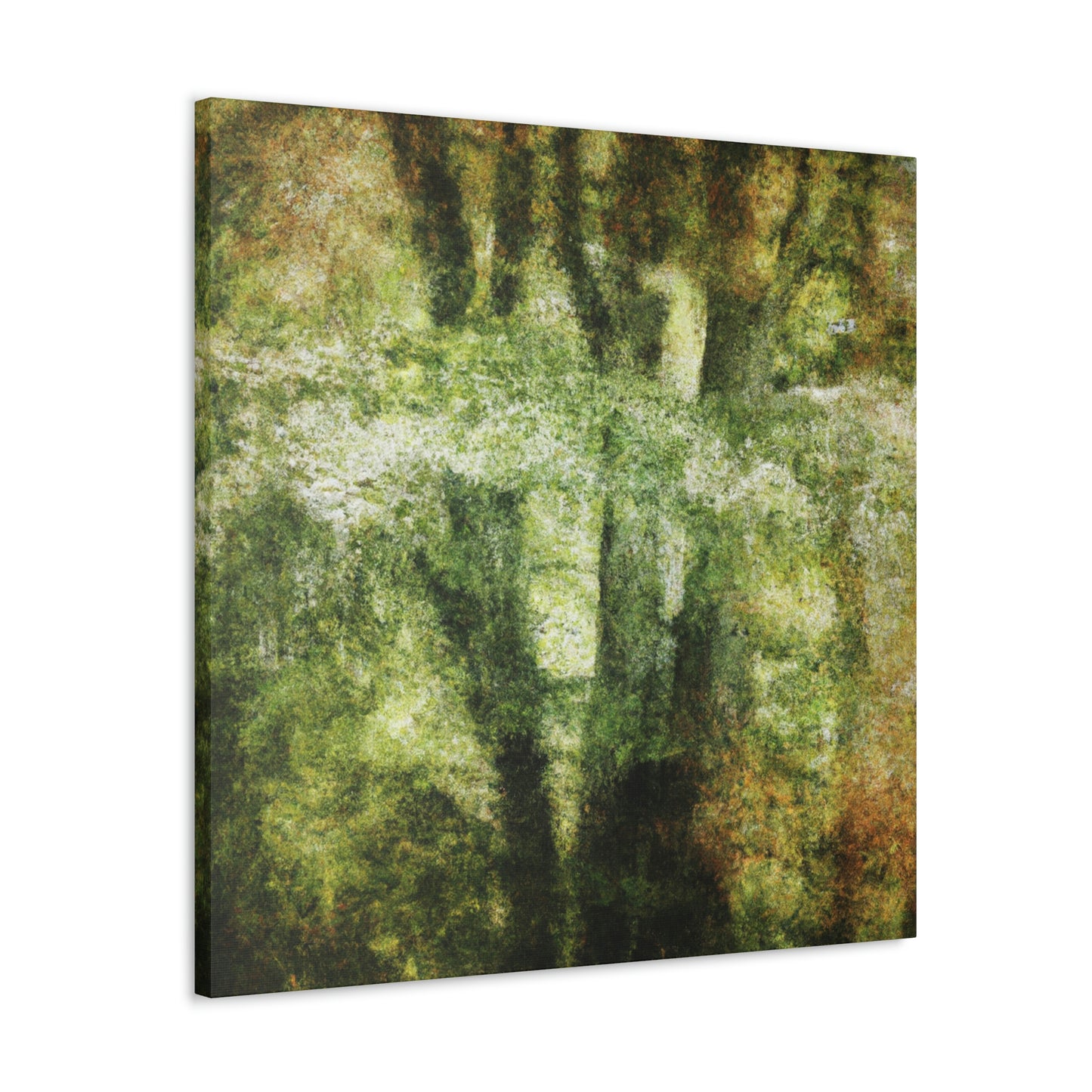 "Beeches in Impasto." - Canvas