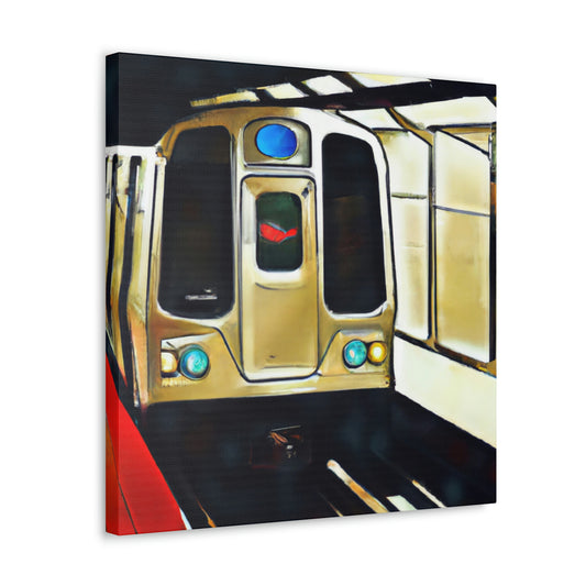 Subway Train Voyage - Canvas