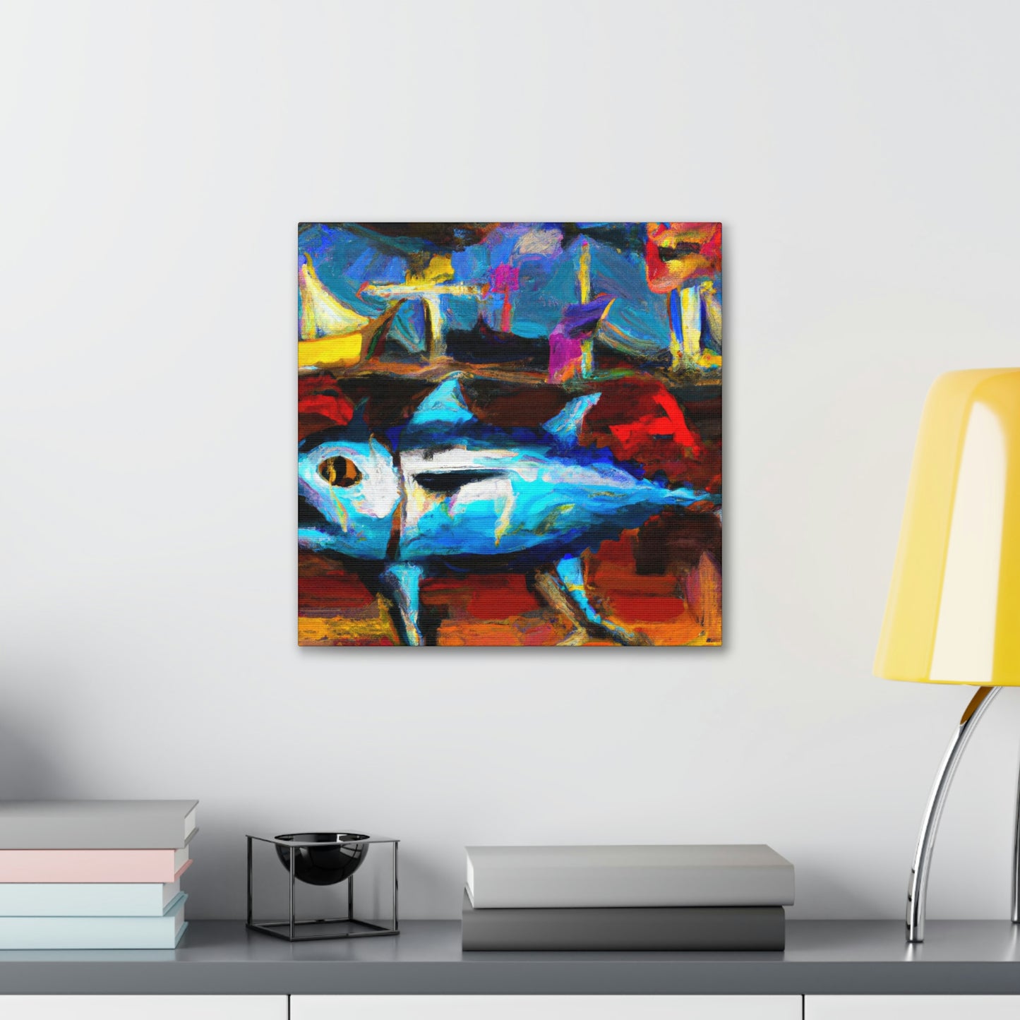 "Tuna: Expressionist Masterpiece" - Canvas