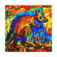 Wallaby on Wilderness Trail - Canvas