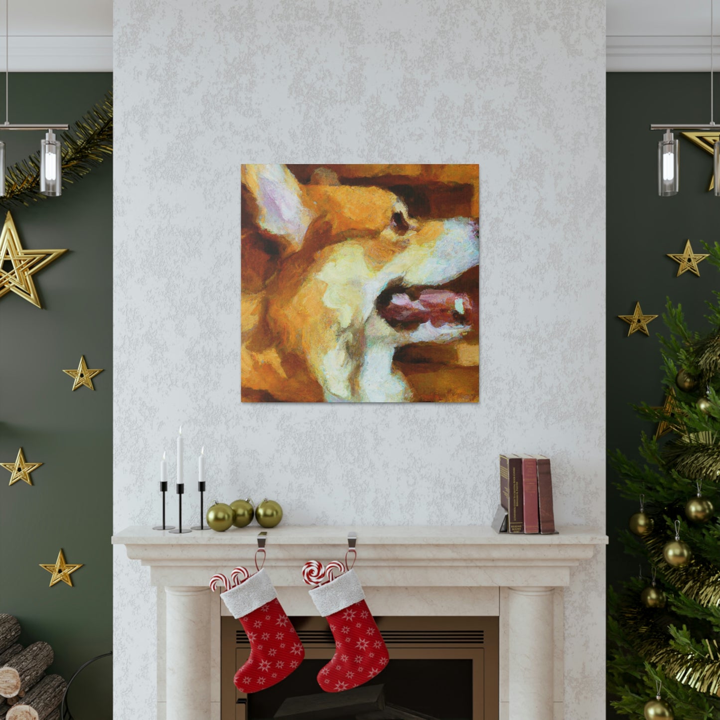 Welsh Corgi Symphony - Canvas