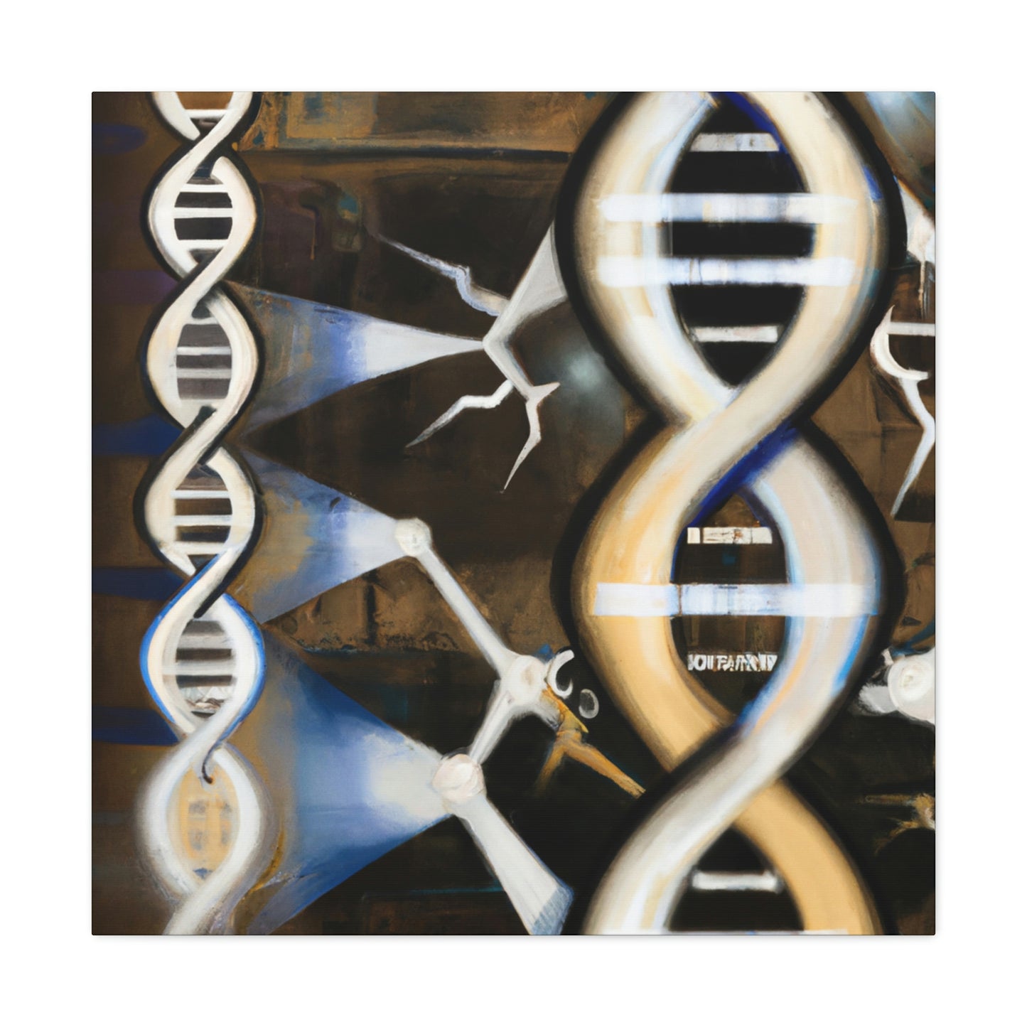 "Deco's DNA Vision" - Canvas