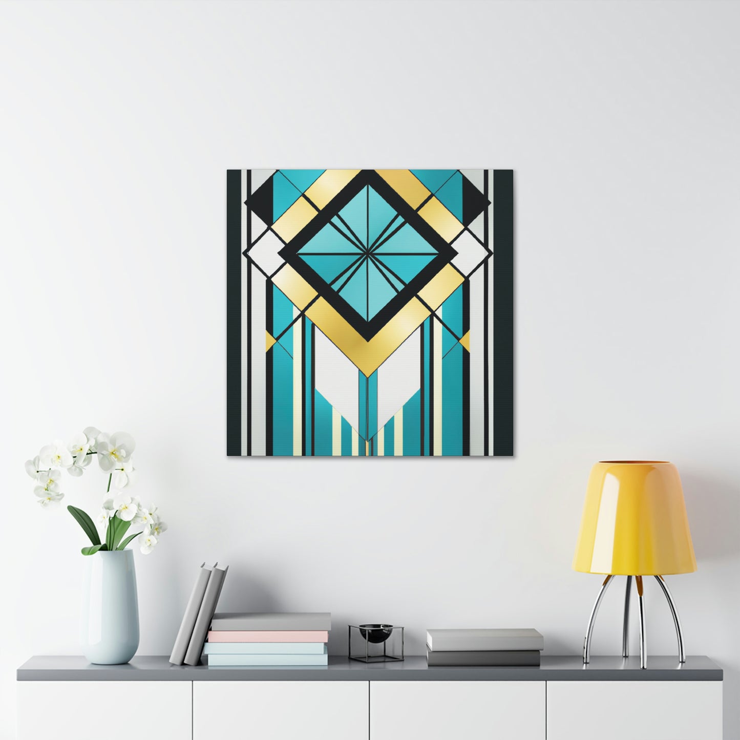 "Dazzling Deco Splendor" - Canvas