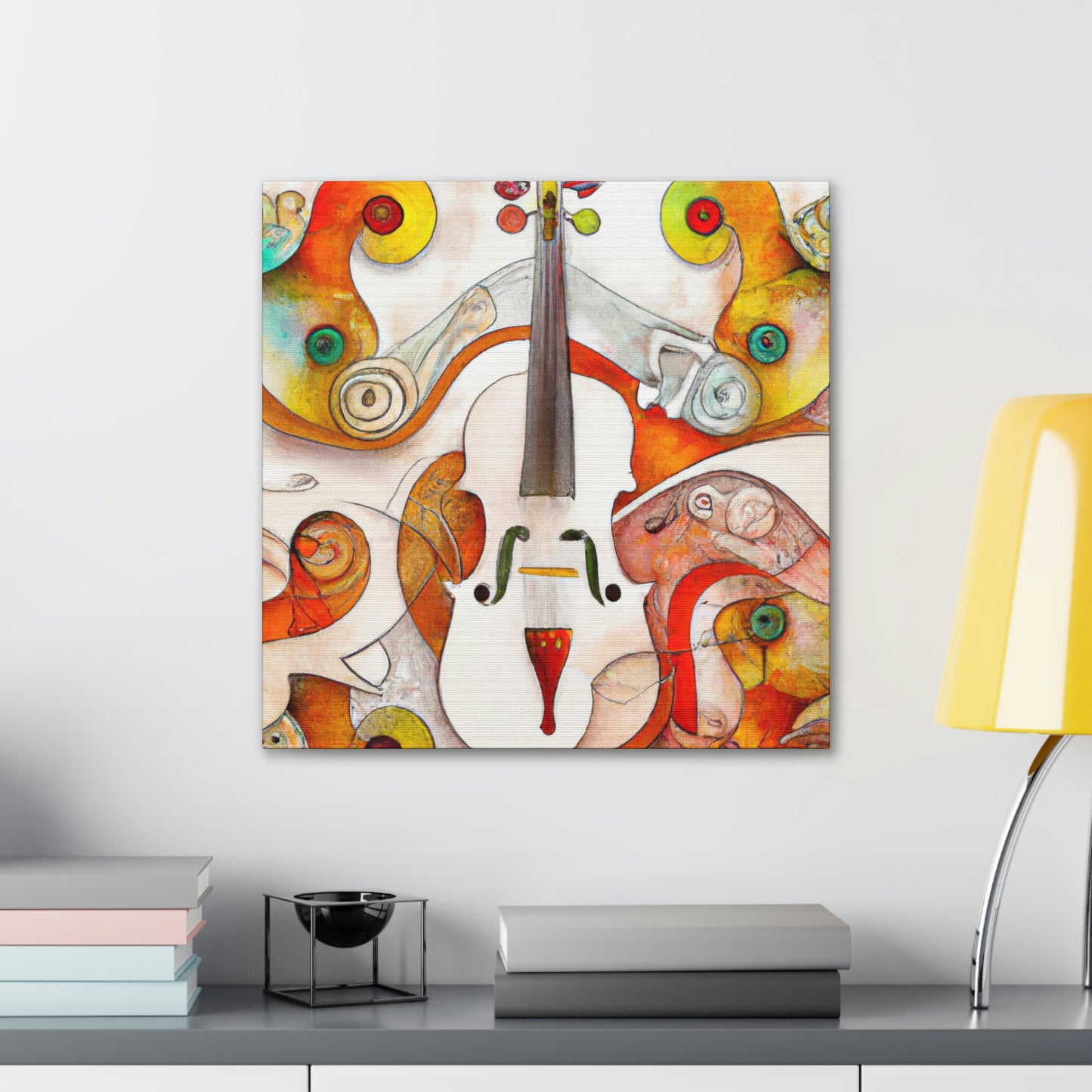 Vibrant Violin Melody - Canvas