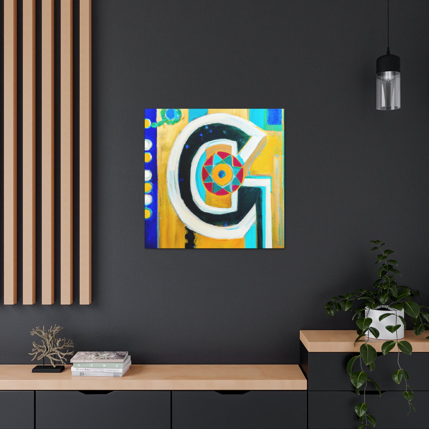 "Dazzling Deco Delight" - Canvas