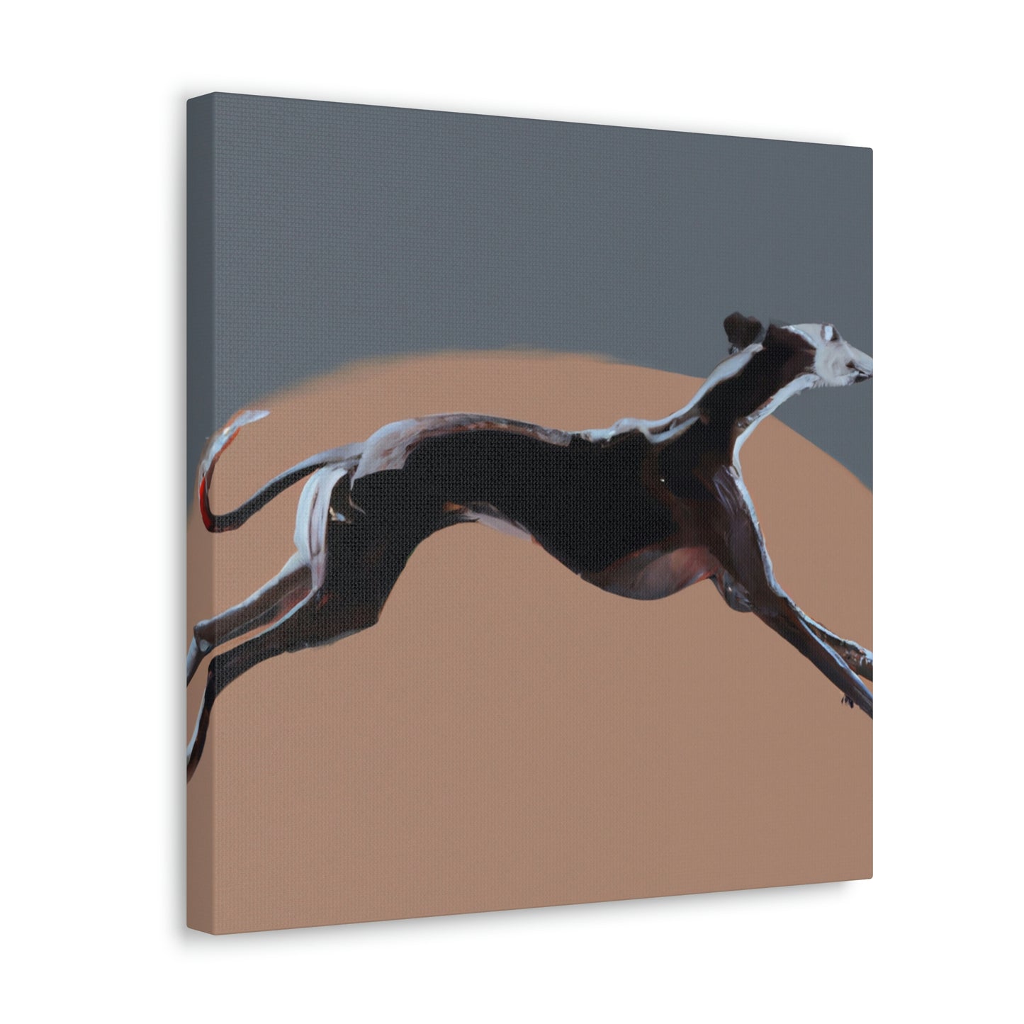 "Greyhound Minimalism Portrait" - Canvas