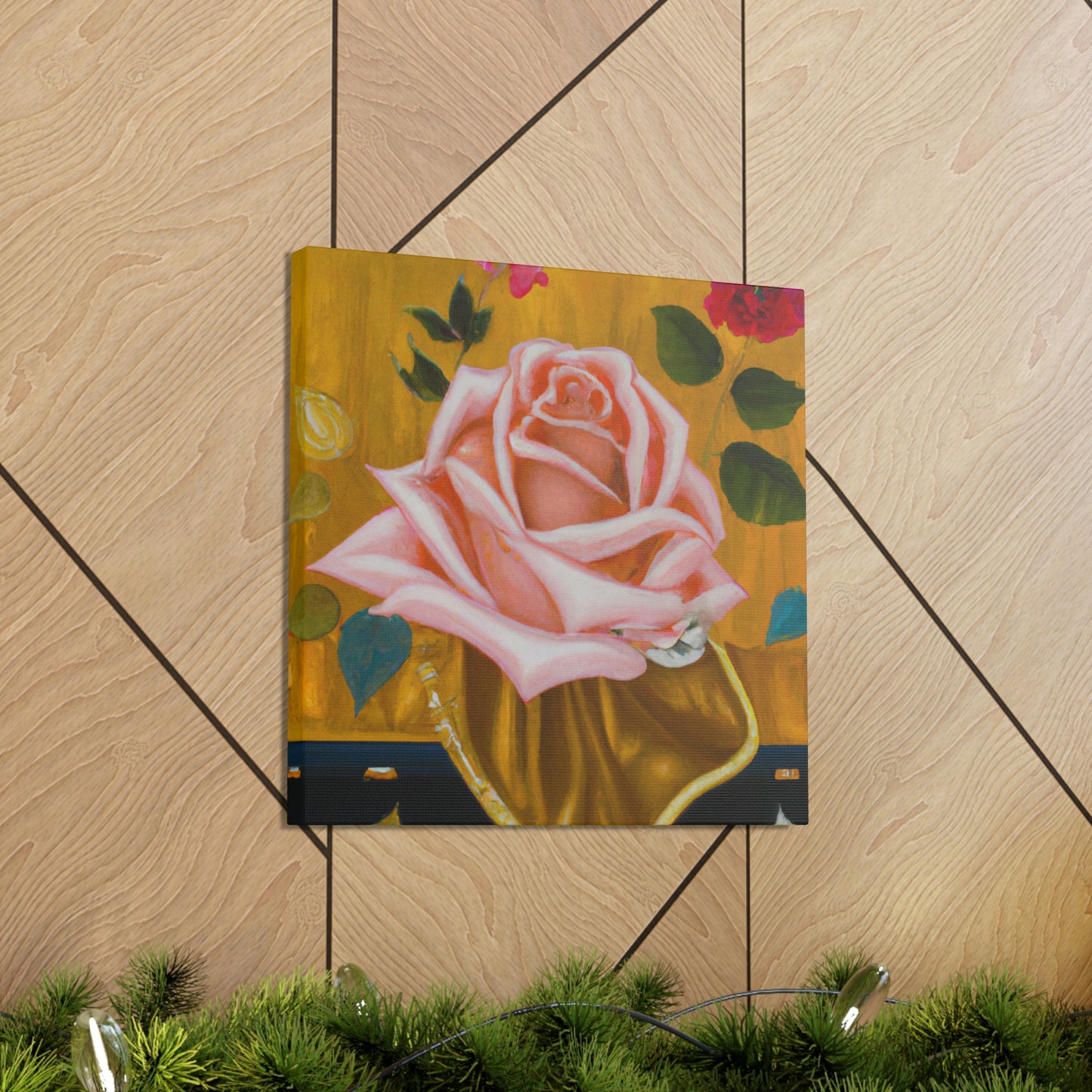 Rose in Radiance. - Canvas