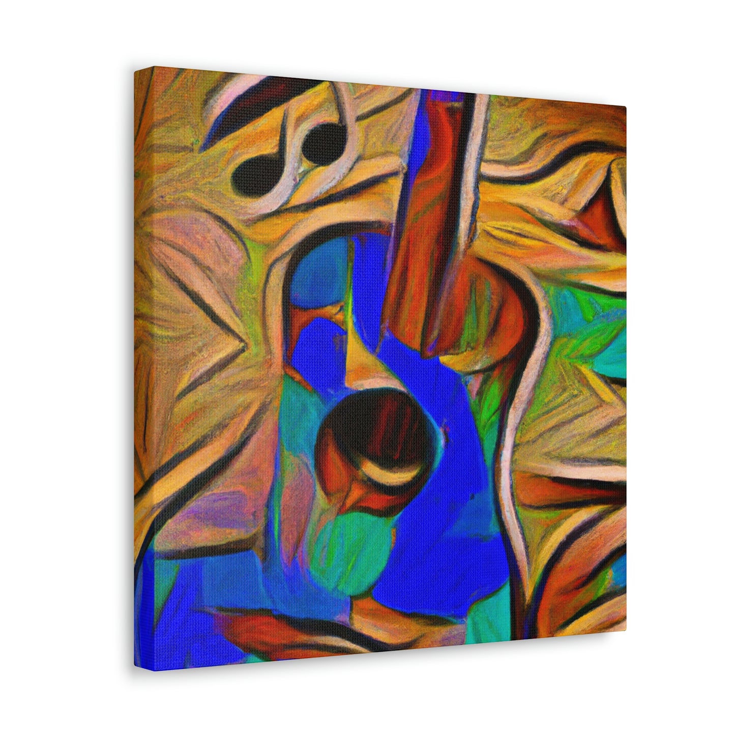 "Acoustic Guitar Resonance" - Canvas