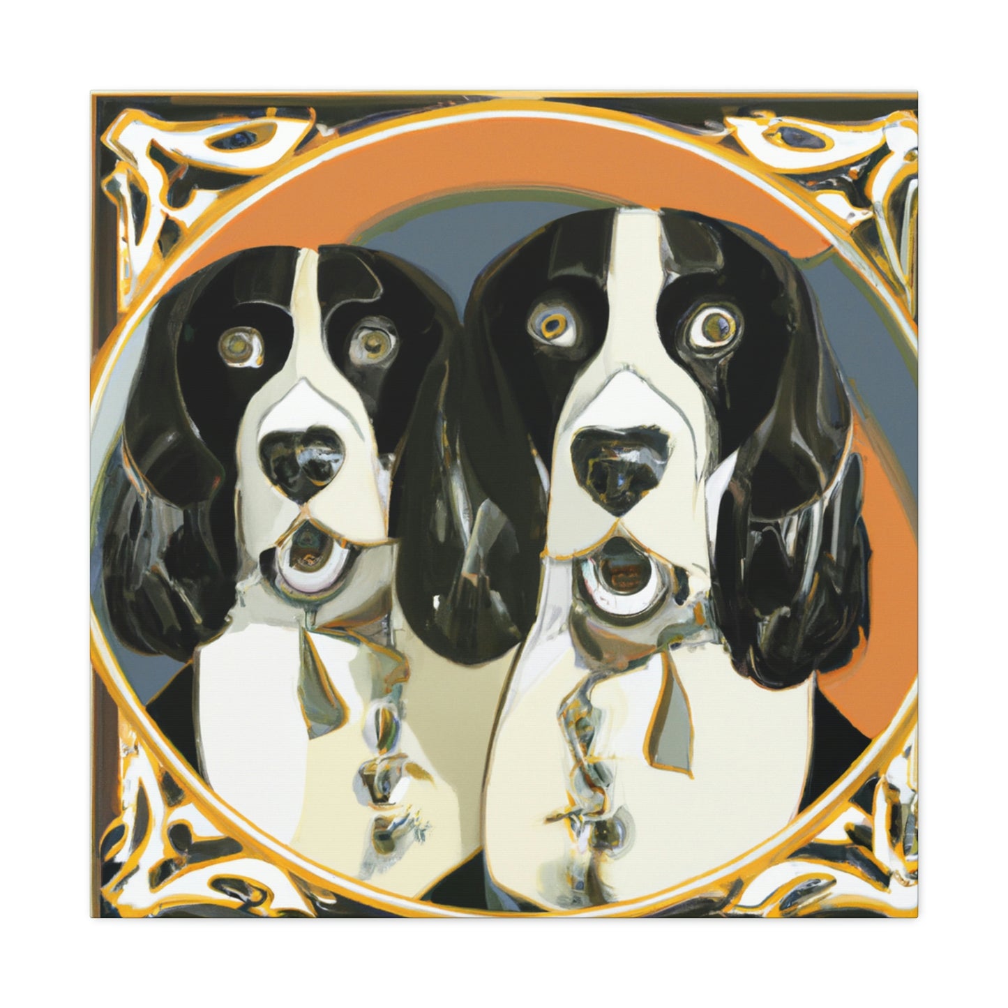 "Springer Spaniel Splendor" - Canvas