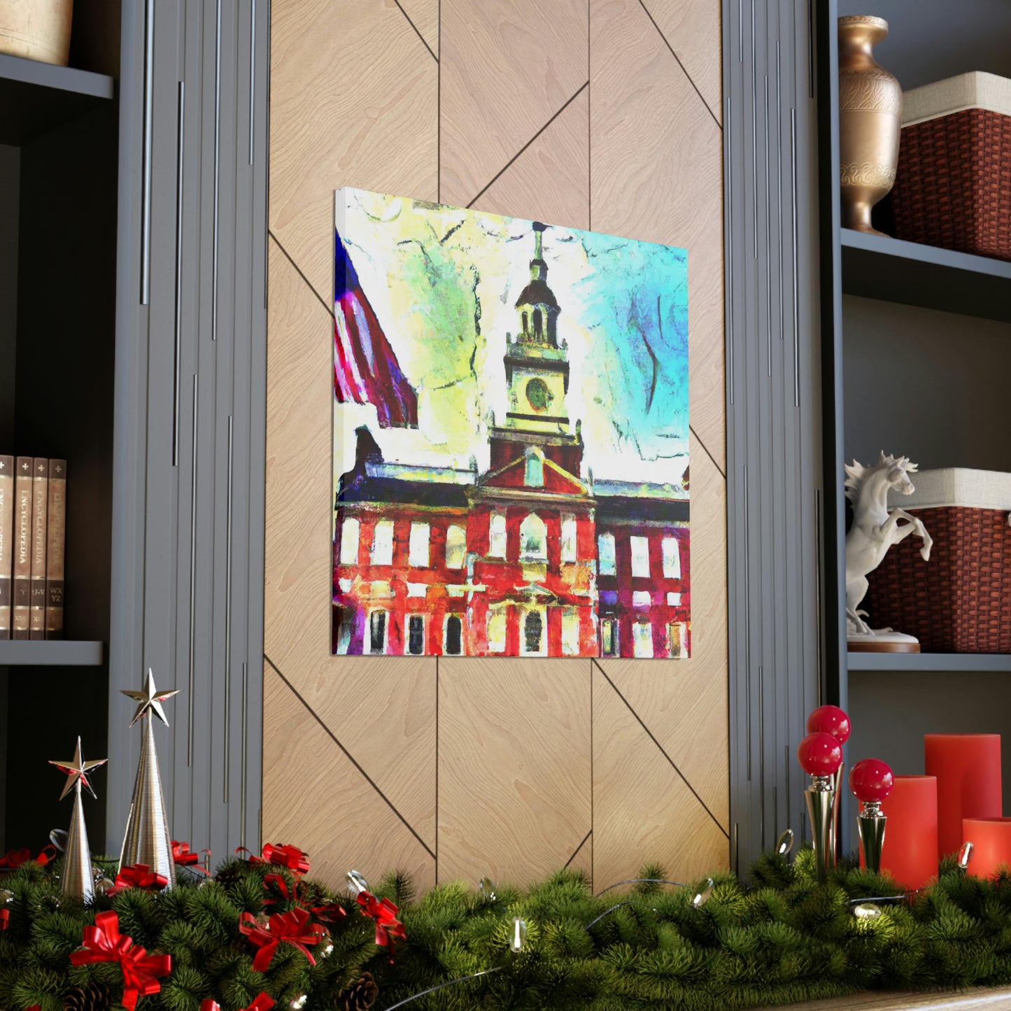 Independence Hall Reflected - Canvas