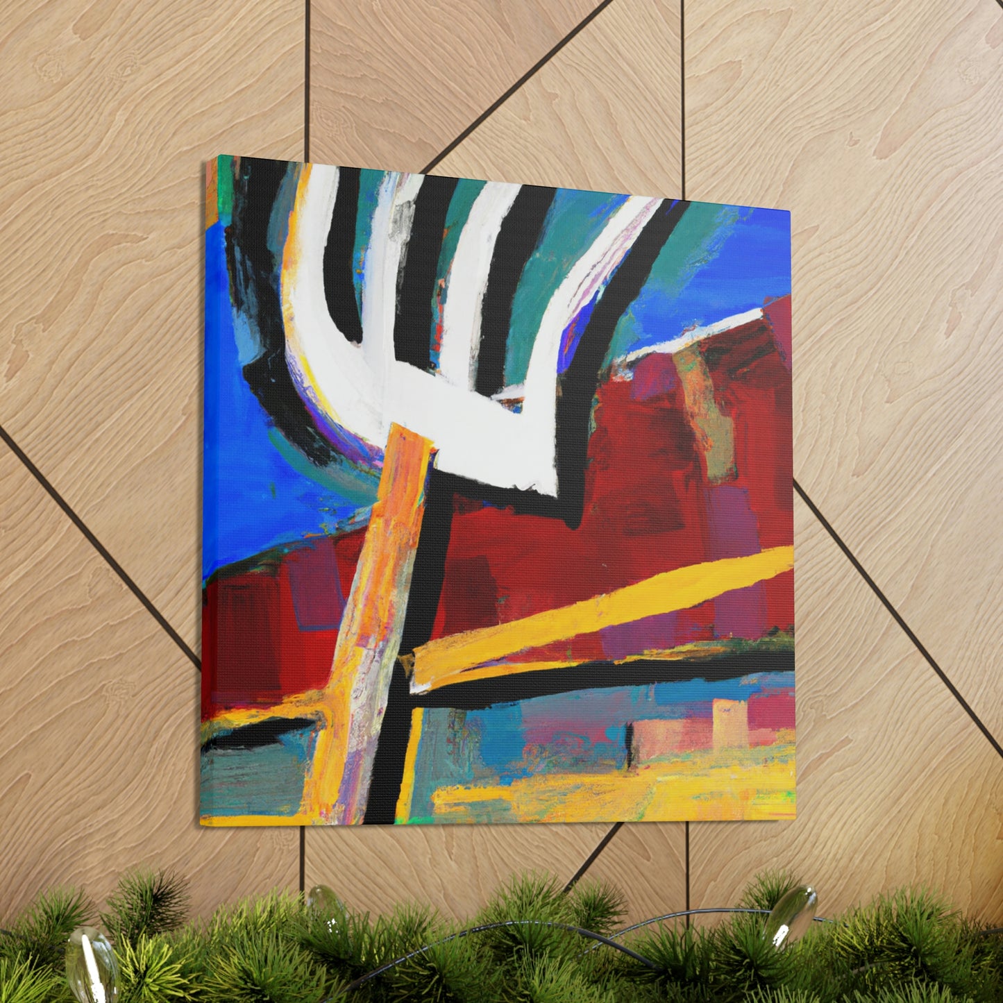 Pitchfork in Moonlight - Canvas