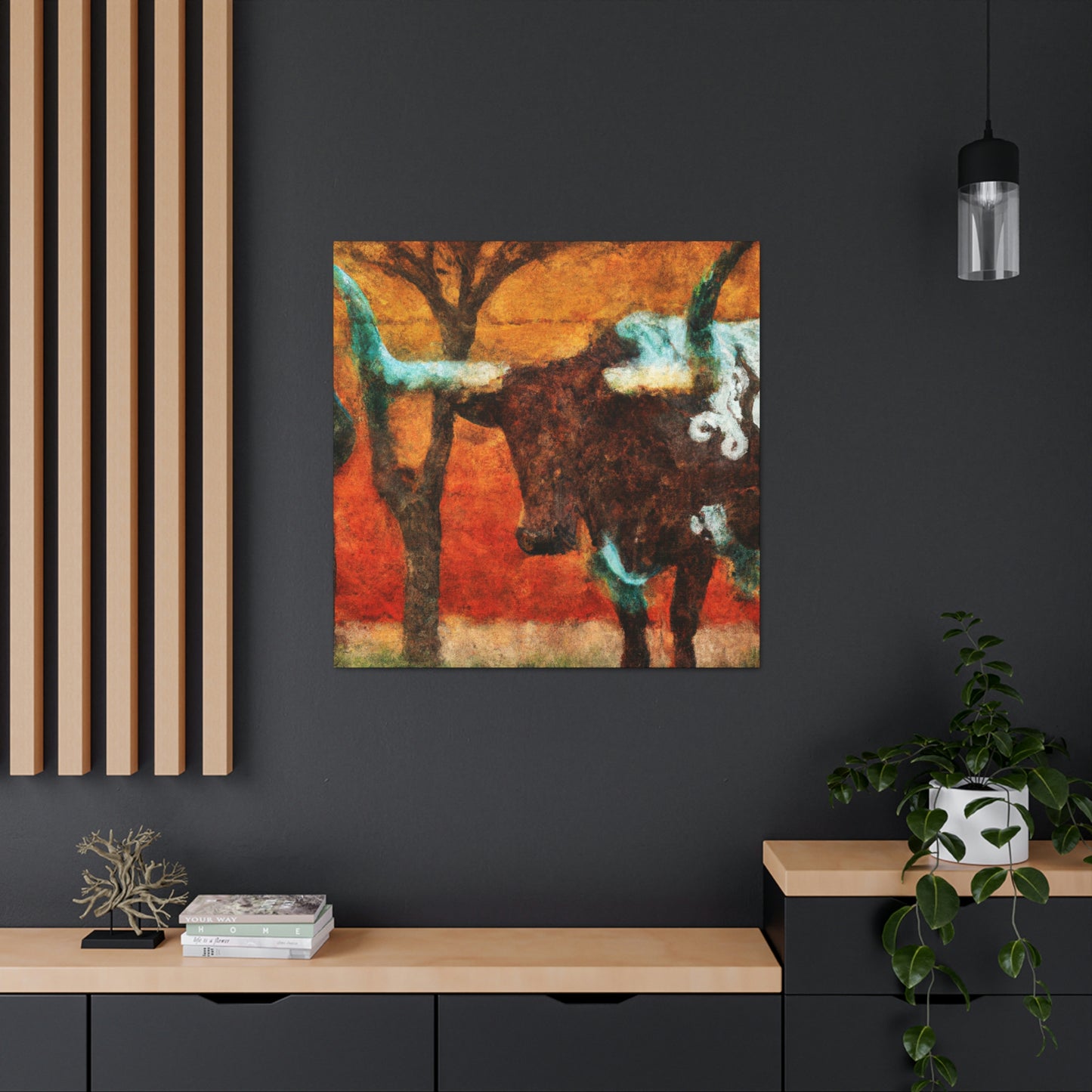 Texas Longhorn Power - Canvas