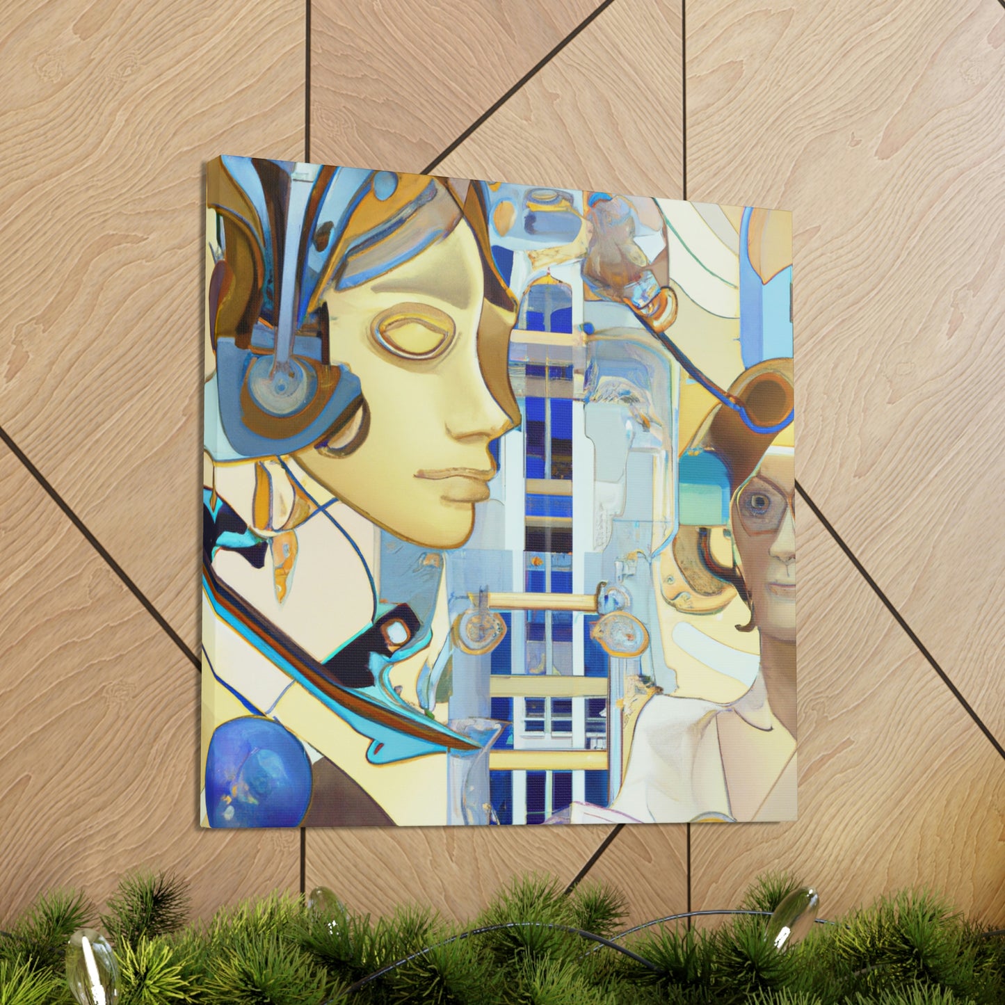 A.I. in Art Nouveau - Canvas