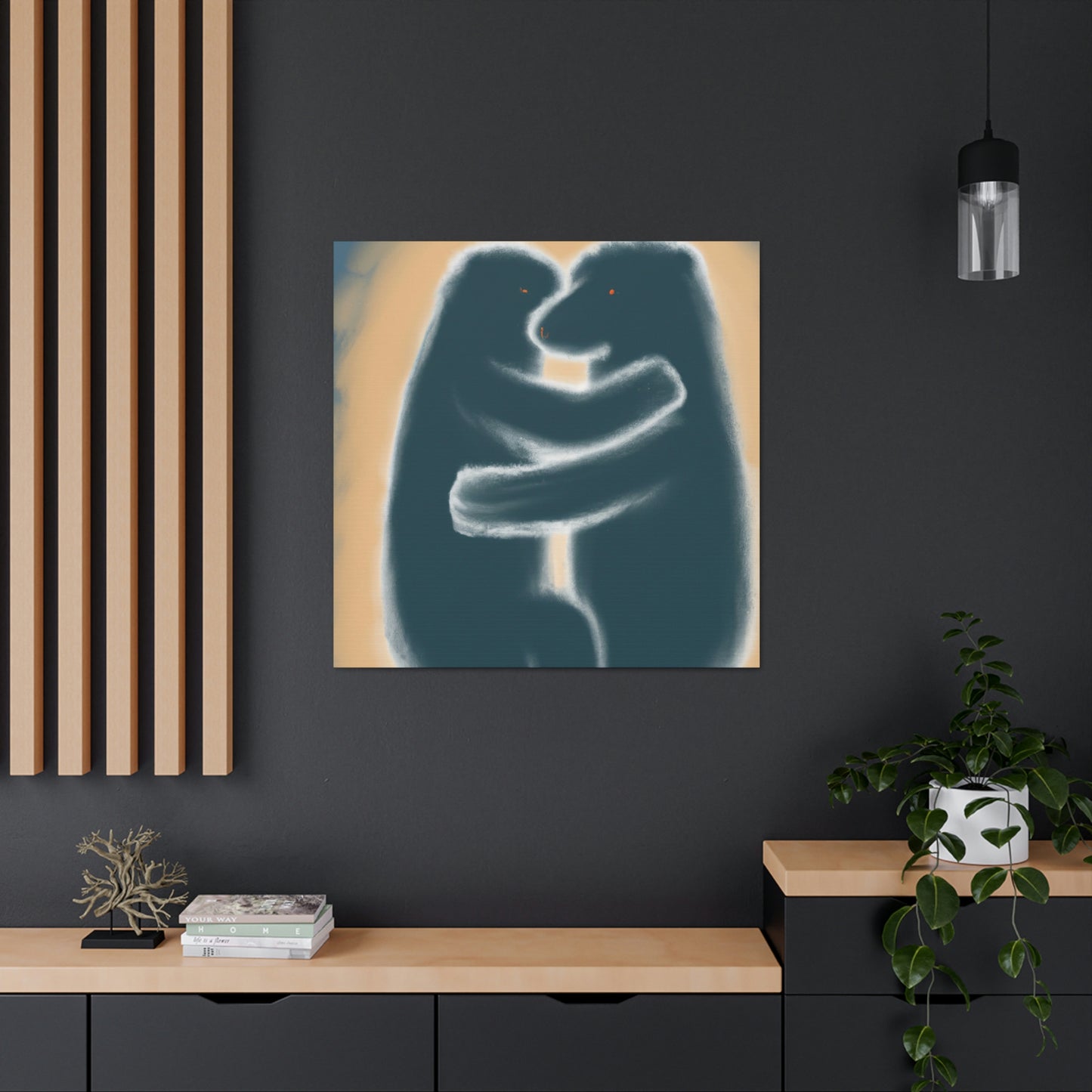 "Love Justified Embrace" - Canvas